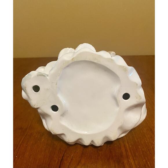 Vintage Porcelain Santa Claus Figurine Gold Trim 10.5” Tall Christmas Delights - Picture 3 of 6